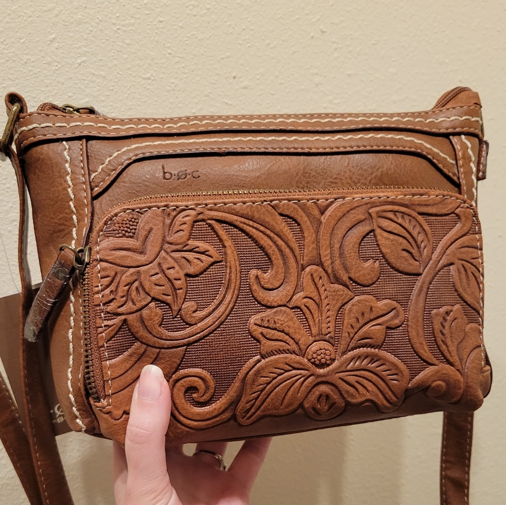 Embossed purse